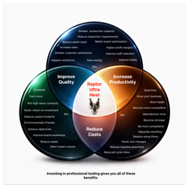 Venn diagram of PCD benefits